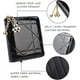 thumbnail image 5 of Bolsa de Herramientas YONGSHENG Cartera Pequeña Mujer Estuche Tarjetas de Crédito Plegable Cuero Negro, 5 of 5