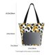 thumbnail image 3 of Fotbe Cute Cow Print Sunflower A Bolsa de Playa con Estampado, Bolsa de Hombro, Bolsa de Mano Espaciosa, Bolsa de Viaje Ligera, Bolsa de Compras Versátil, 3 of 6