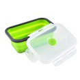 thumbnail image 3 of 4 Pcs Boîte à Lunch Pliable en Silicone Carrée, Boîte de Conservation Réfrigérateur, Boîte Bento, 3 of 5