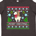 thumbnail image 4 of Inktastic Merry Christmas Sloth and Llama Ugly Sweater Style Boys or Girls Toddler T-Shirt, 4 of 5