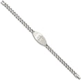 thumbnail image 3 of Chisel Stainless Steel Brushed Medical ID Curb Chain Bracelet - 8.5", 3 of 6