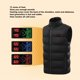 thumbnail image 4 of Chaleco Calefactable Carga USB 15 Zonas Chaqueta Calefactora Eléctrica con Calefacción USB para Senderismo Esquí Trabajo Al Aire Libre ANGGREK  Otros, 4 of 8