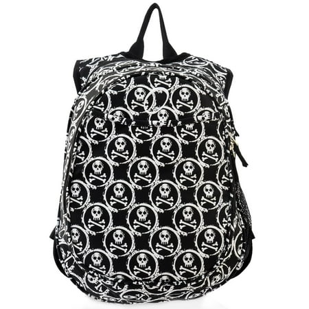 Obersee Kids Pre-School All-In-One Skulls Backpack With Cooler
