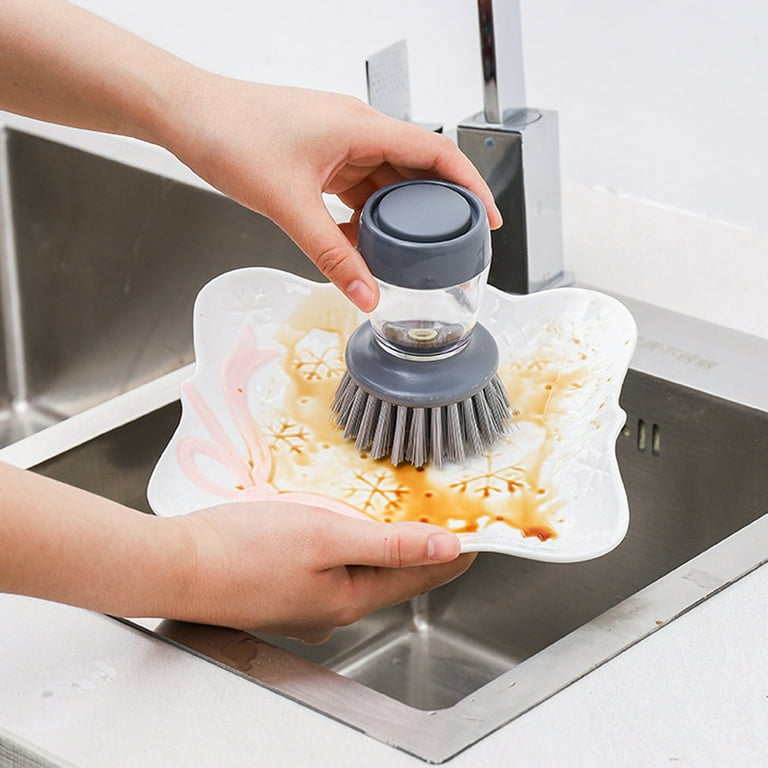 Dishes Cleaning Brush Refillable Washing Tools Multi-purpose Cups