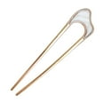 thumbnail image 6 of Kokovifyves 2PCS French Hair Pin New U-shaped Hair Pins for French Twists Hair French Hair Sticks Fork for Thick Hair Buns Chignons Gold Hair Clips Hair Styling Accessories, 6 of 7