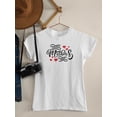 thumbnail image 3 of Mother's Day Hearts Banners Shaped T-Shirt Women -Image by Shutterstock, Female 3X-Large, 3 of 4