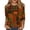 Dark Green, variant on Womens 3/4 Sleeve Round Neck T-Shirt Vintage Patchwork Fall Maple Leaf Print Casual Loose Autumn Blouse Tops Red 3XL