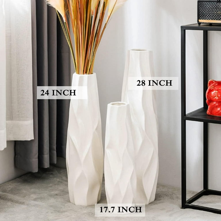 Floor Vase 28 Inches Tall Ceramic