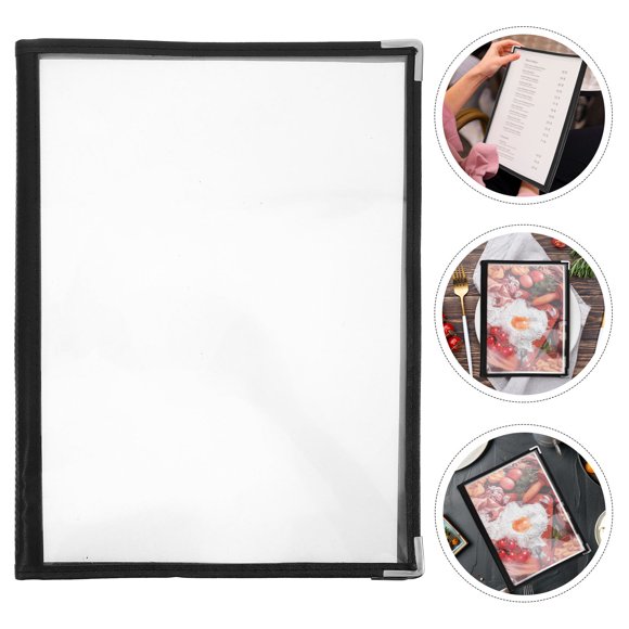 FOLOYORI Transparente Para Menús De Restaurante Con Seis Lados Y Material PVC Duradero
