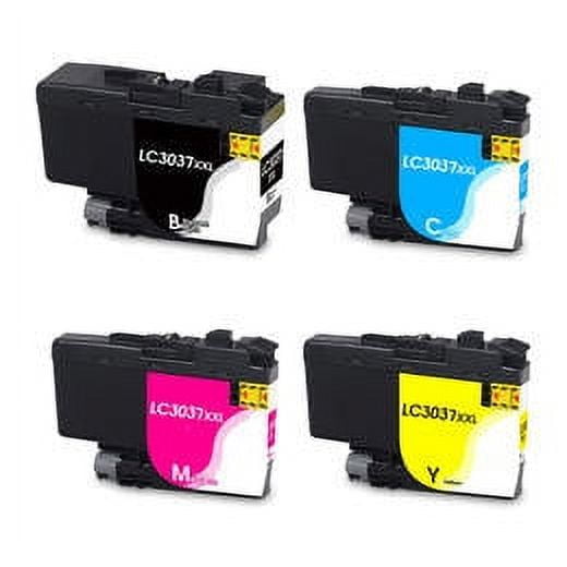 4 Pack: LC3037 Super High Yield Compatible Cartridges (BK/C/M/Y)