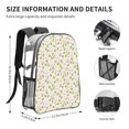 thumbnail image 4 of Sikiie Cute Rabbit Clear Backpack, Transparent Bookbag for School for Women Men, Capacity Clear Bag for College, Travel, 4 of 7