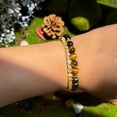 thumbnail image 4 of Natural Stone Stretch Bracelet for Women, Money Beads, Wealth Luck Jewelry Gift for Sister Friend Wife, Birthday Christmas Present, Positive Energy Bracelet, 4 of 5
