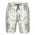 thumbnail image 3 of Balery Frog and Mushrooms Traje de Baño Estilo Hawaiano para Hombre, Shorts de Secado Rápido con Bolsillos-3X-Large, 3 of 6