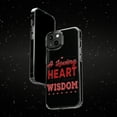 thumbnail image 6 of DistinctInk Clear Case for Apple iPhone 15 (6.1" Screen) - Loving Heart Truest Wisdom, 6 of 9