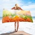 thumbnail image 1 of Easter Decorations Microfiber Beach Towel Super Lightweight Colorful Bath Towel Sandproof Beach Blanket Multi-Purpose Towel For Travel Swimming Pool 30x60 Inch, 1 of 6