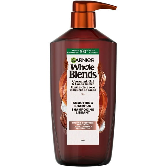 GARNIER Whole Blends Coconut Oil & Cocoa Butter Contrôle les frisottis Shampooing 828 ml