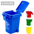 thumbnail image 5 of HCTSHG Toy Garbage Trash Cans, 4PC Mini Curbside Vehicle Play Trashcans Set, Great for Kids Educational Role-Play, Toddler Learning Toys, Garbage Truck Accessories, 5 of 8
