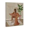 thumbnail image 4 of Stupell Industries Boho Glam Girl Novelty Painting Gallery Wrapped Canvas Art Print Wall Art, 24 x 30, 4 of 8