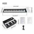 thumbnail image 5 of Foldable Portable Electronic Piano 49 Key Roll Up Piano Silicone Keyboard for Beginners Durable Kid Adult Easy to Play, 5 of 5