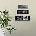 thumbnail image 3 of Basic Lost And Found Sign (Black) - Small, 3 of 4