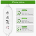 thumbnail image 3 of 4FT Integrated LED Grow Light, Full Spectrum Plant Growing Lamp With Timmer, 3000K Warm White, 12 Pack, 3 of 6