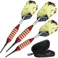 thumbnail image 1 of Darts Viper Spinning Bee, punta blanda, 16 g, con funda Casemaster, roja, 1 of 8