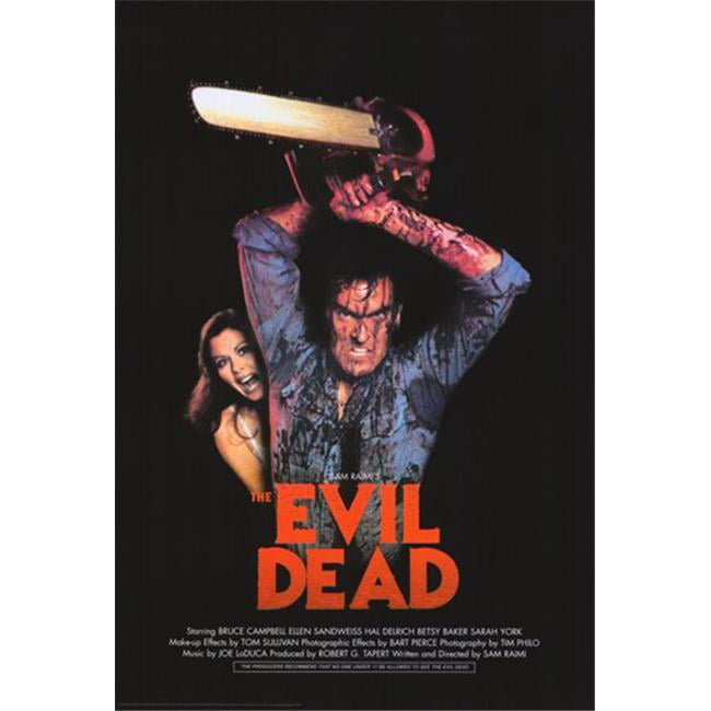 The Evil Dead Horror Classic Movie Poster HD Canvas Art Print 12 16 20 24" Sizes 