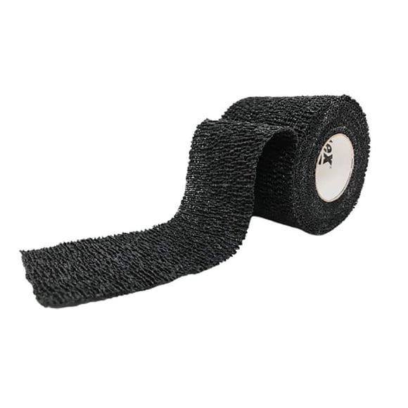 Powerflex Ruban Athlétique Extensible de 2 Po - 24 Rouleaux, Noir