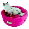 thumbnail image 1 of Armarkat C03CZH Lit pour Animaux de Compagnie Confortable 15 Pouces de Diamètre, Rose, 1 of 1