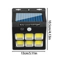 Solar Outdoor Lights Motion Sensor Solar Powered Lights 3 Modes Wall Lights For Fence Yard