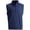 Blue, variant on Mens Solid Midweight 1/4 Zip Golf Vest for Golfing Tan Xl
