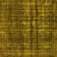 thumbnail image 1 of Ahgly Company Machine Washable Indoor Square Persian Yellow Bohemian Area Rugs, 5' Square, 1 of 4