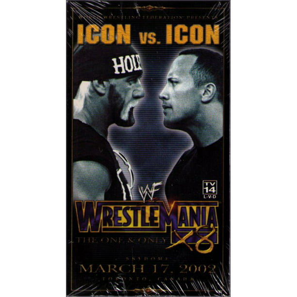 WWF Wrestlemania X8 (2002) WWE Wrestling VHS Tape