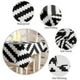 thumbnail image 6 of Black White Irregular Geometry Table Cloth Waterproof Dining Tablecloth Kitchen Decorative Coffee Cuisine Party Table Cover, 6 of 7
