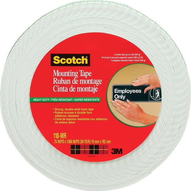 Scotch Mounting Tape, 3/4" x 38YDS