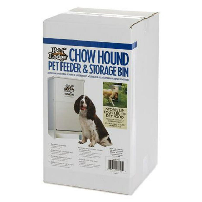 Little Giant Dry Food Automatic Steel Dog Feeder Chow Hound 25
