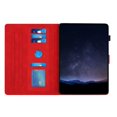 thumbnail image 6 of Allytechgroup for Samsung Galaxy Tab A9+ Case, Slim Stand Protective Cover with Credit Card Slot Cover Shpockproof Flip PU Leather Shell Bumper for Samsung Galaxy Tab A9+ Women Men, Red, 6 of 8