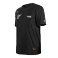 thumbnail image 2 of Men's-New Era x Felt  Black Florida Marlins Cooperstown Collection T-Shirt, 2 of 5