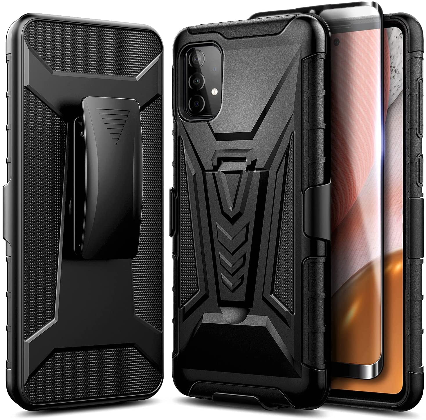 Nagebee Case for Samsung Galaxy A52 5G with Tempered Glass Screen