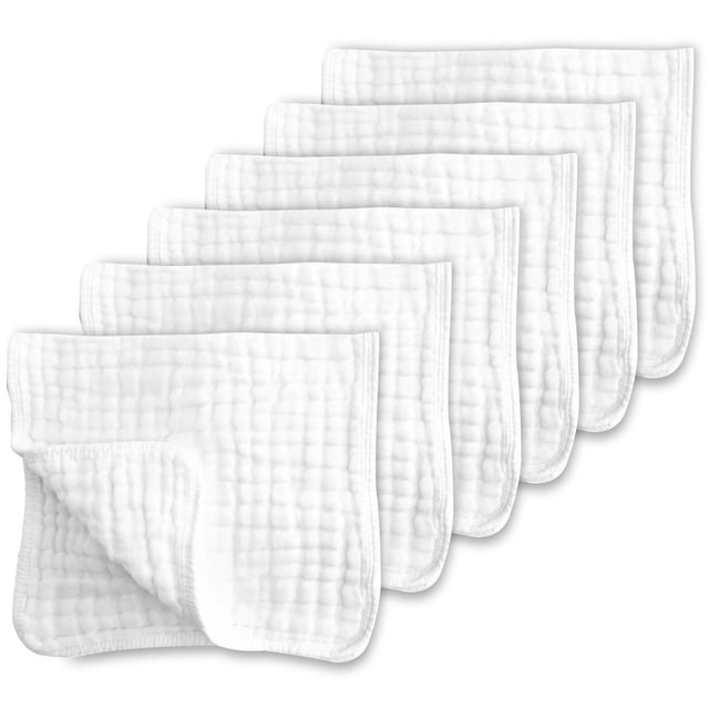 Paños de muselina para eructos CottCare, 100% algodón, para bebé (50 x 50 cm)