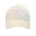 thumbnail image 1 of Gorra de béisbol para mujer, ajustable, clásica, baja, estampada, sin estructura, lisa, de poliéster., 1 of 2