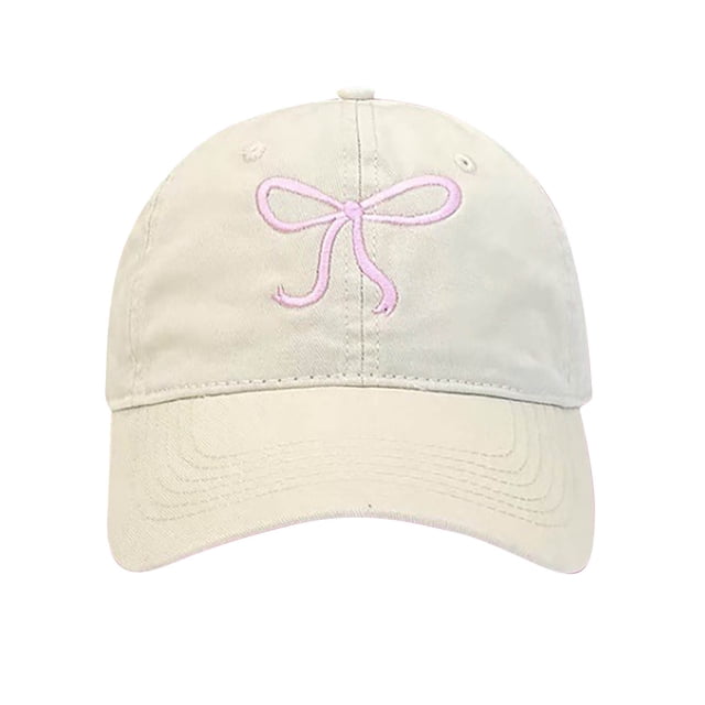 Gorra de béisbol para mujer, ajustable, clásica, baja, estampada, sin estructura, lisa, de poliéster.