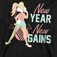 thumbnail image 2 of Looney Tunes New Year New Gains Lola Unisex Adult Crewneck Sweatshirt, 2 of 5