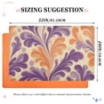 thumbnail image 2 of Cute Purple Orange Art Floor Door Mat Outdoor Indoor for Home Entrance Welcome Mats 32"x20", 2 of 8