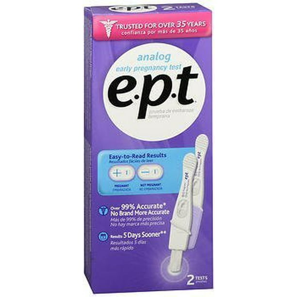 e.p.t. Analog Early Pregnancy Tests 2 Ct., Pack of 3
