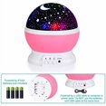 thumbnail image 2 of Xianyou-projecteur de Lumière Nocturne Étoile, Lumières pour Bébé avec 4 Ampoules LED 8 Lumières Changeant de Couleur avec Câble USB Projecteur d'Étoiles Rotatif à 360 Degrés pour Décoration de Chambre d'Enfant, 2 of 4