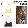 thumbnail image 5 of Acrylic Bag Handles with Zinc Alloy Swivel Clasps for Bag Replacement Accessories White 36cm, 5 of 5