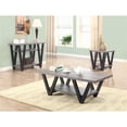 thumbnail image 5 of Home Square 3 Piece Modern Faux Suede Reclining Living Room Set Black/ Grey, 5 of 8