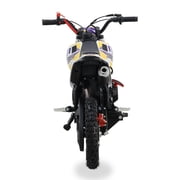 SYX MOTO VK 58cc 4-Stroke Gas Pull Start Mini Bike for Kids, Yellow/Purple