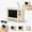 A, variant on New Mini Cartoon TV, Rechargeable Mini Retro TV Cartoon Player with 8GB Memory, Supports Headphones & USB Playback – Perfect for Dollhouse Scenes & Collectible Decor (A)